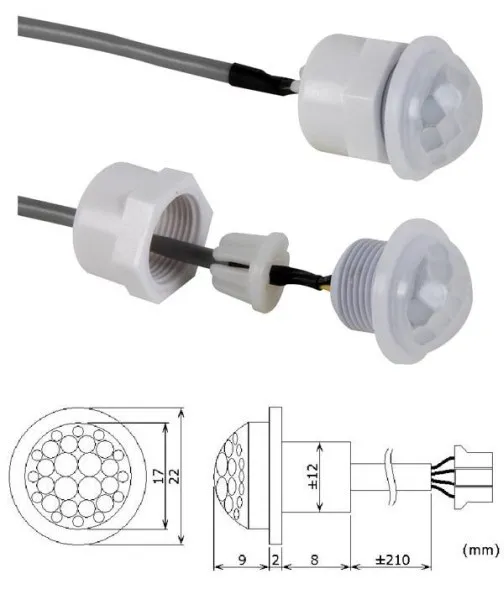 SENZOR IC mini ugradni, 12 V, Velleman
