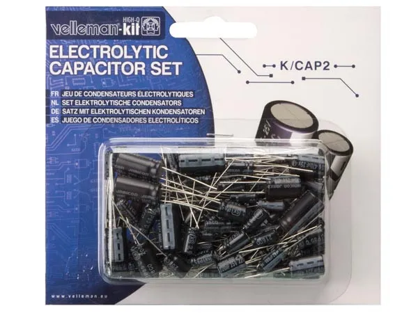 Set elektrolitskih kondenzatora, 120 komada, 1µF - 1000µF