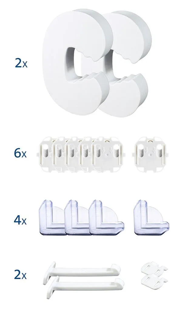 Set zaštita od ozljeda ALECTO BV-30, 14 kom