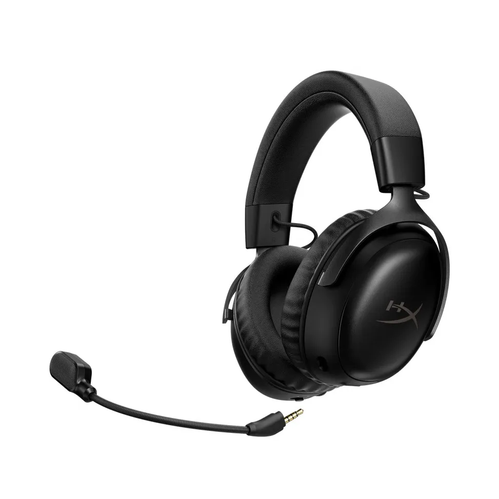 Slušalice HYPERX Gaming Cloud III S, A59YZAA, bežične, WiFi, Bluetooth, USB C, USB A, za PS5/PS4/Switch/PC, crne