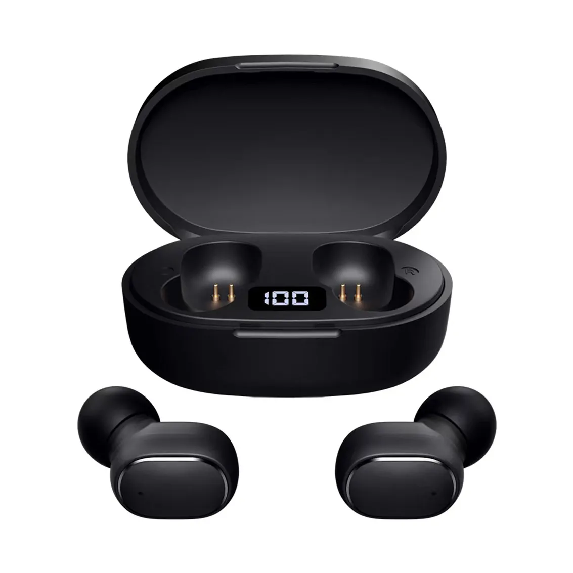Slušalice MEANIT TWS B60, in-ear, bežične, bluetooth, crne