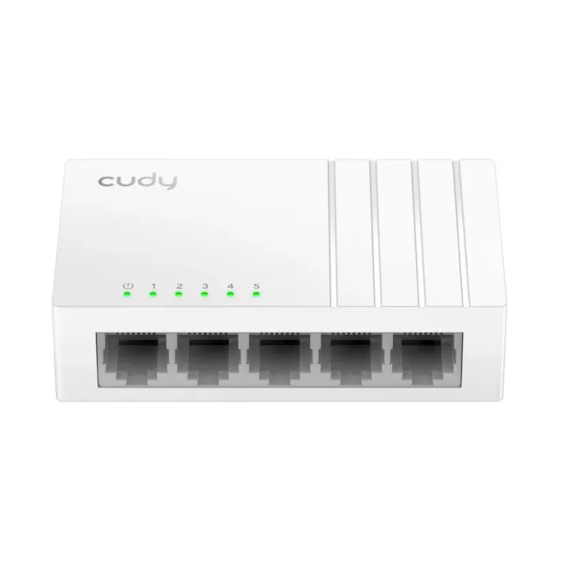 Switch CUDY FS105D, 10/100 Mbps, 5-port, bijeli