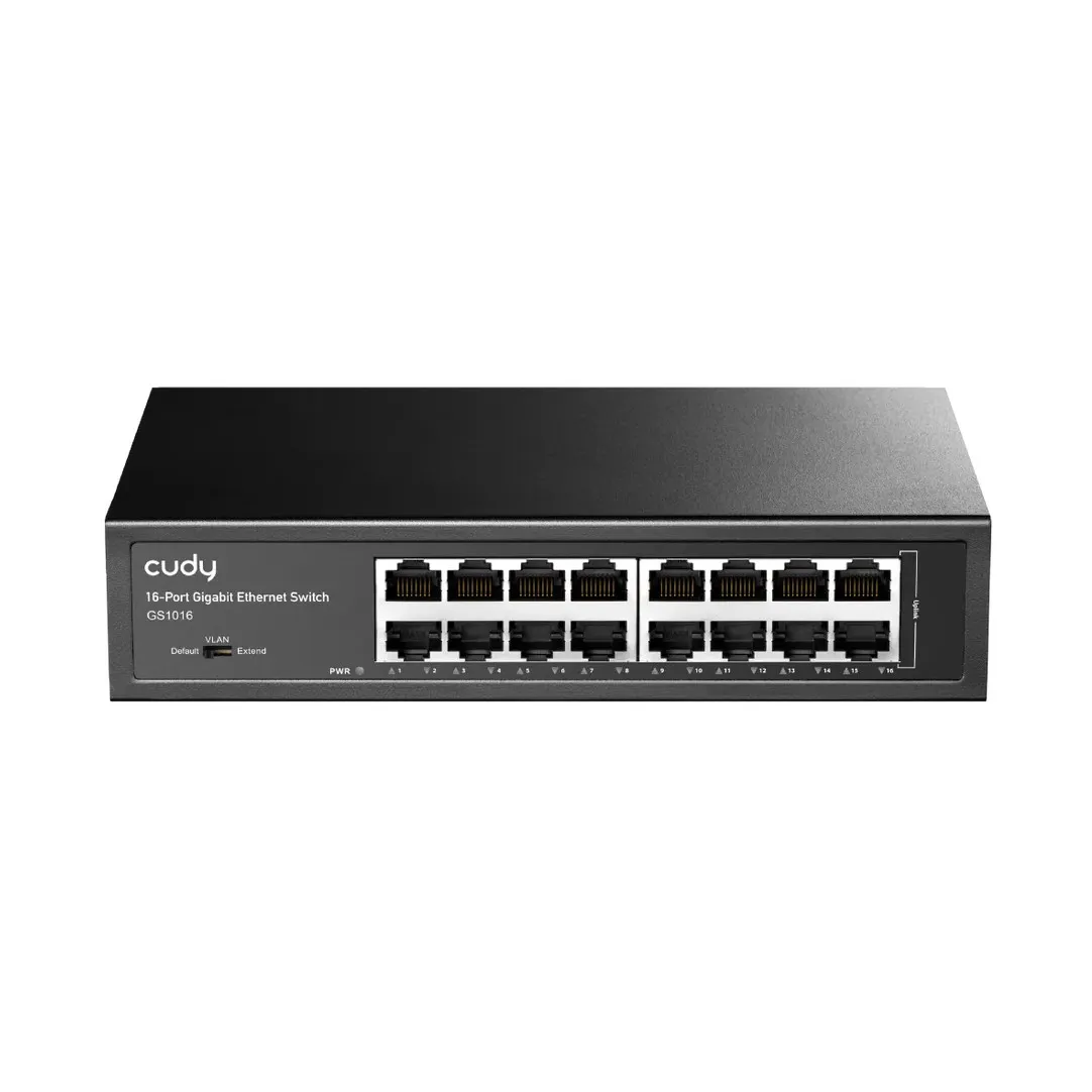 Switch CUDY GS1016, 10/100/1000 Mbps, 16-port, 1U