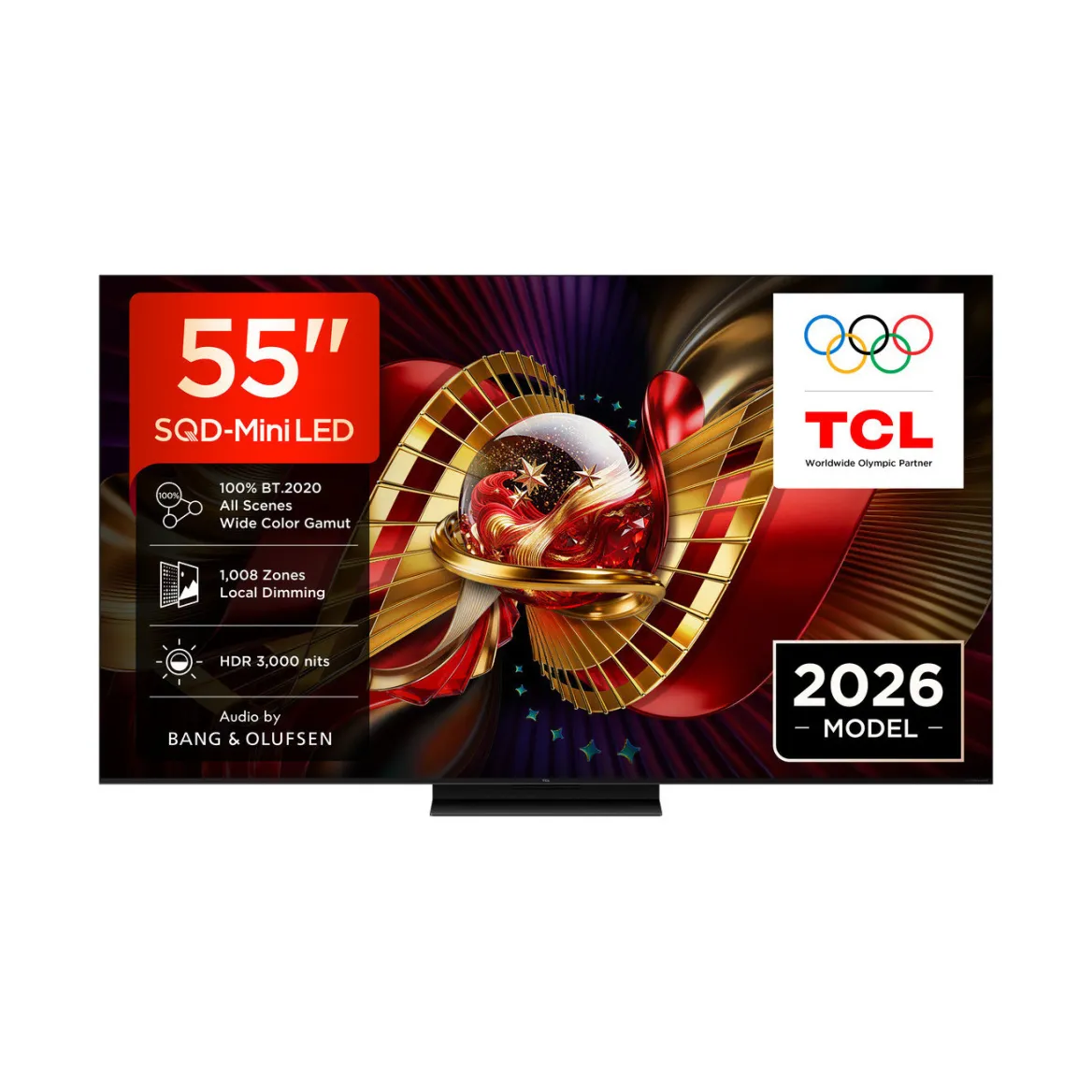 Televizor MiniLED 55incha TCL 55C8L, Google TV, 4K UHD, DVB-T2/C/S2, HDMI, WiFi, Bluetooth, USB A, Energetska oznaka E