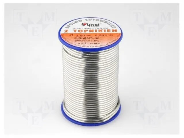 TINOL 1/2 kg 2mm, Cynel