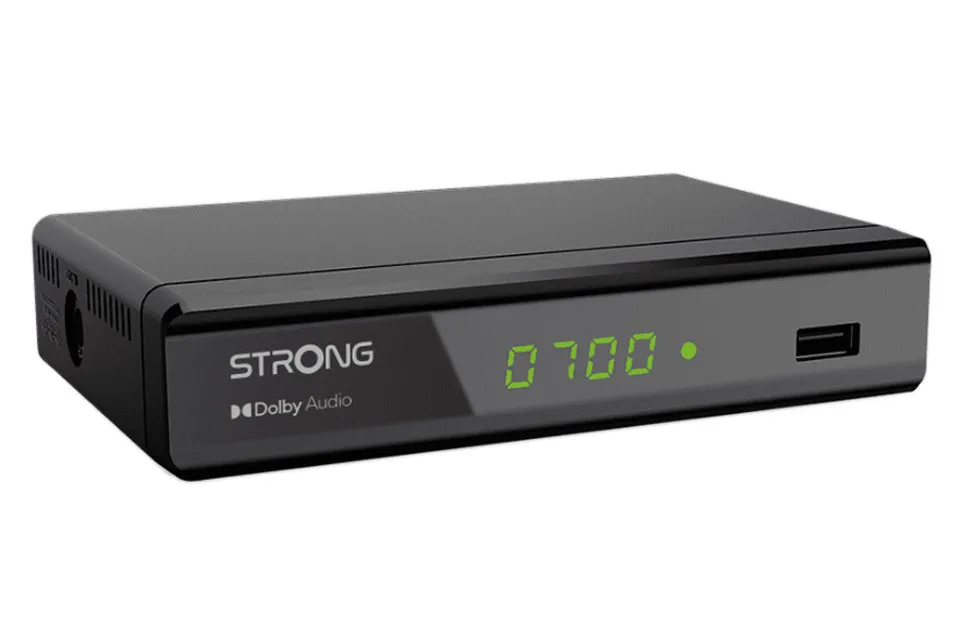 TV tuner STRONG SRT 8119, DVB-T2 HEVC/H.265, Dolby® Digital Plus