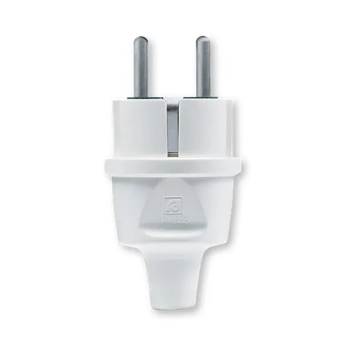 Utikač šuko ALING CONEL, standard, 16A, 250V~, bijeli
