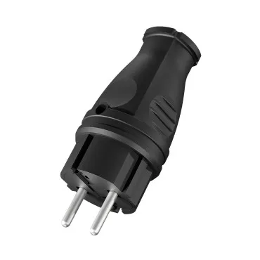 Utikač šuko BRAYTRON TPM01 220-240 V, crni
