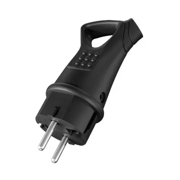 Utikač šuko BRAYTRON TPM01 220-240 V, crni