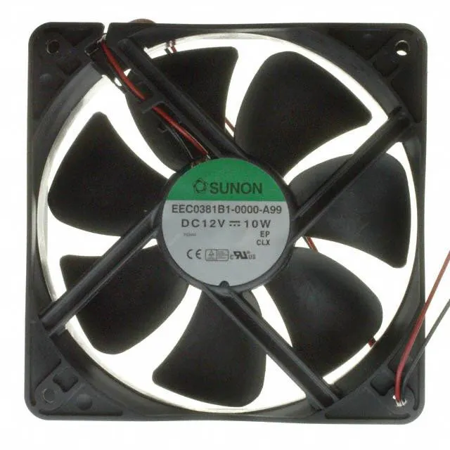 Ventilator 12V 120x38 mm, Sunon EEC0381B1-A99