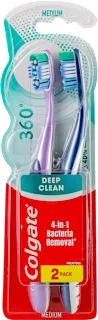 360° Whole Mouth Clean četkica za zube – medium, više vrsta, 2 kom.