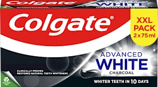 Advanced White pasta za zube Charcoal, 2 x 75 ml, 150 ml