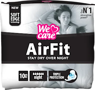 Air Fit higijenski ulošci night, 10 kom.
