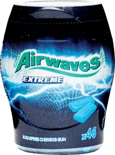 Airwaves žvakaće gume Extreme, 64 g