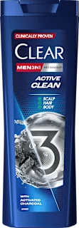 Šampon 3u1 Active Clean – aktivni ugljen, 360 ml