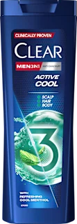 Šampon 3u1 Active Cool – menta, 360 ml