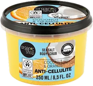 Anti-Cellulite piling za tijelo Coconut & Orange, 250 ml