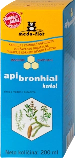 Apibronhial herbal sirup za odrasle, 200 ml