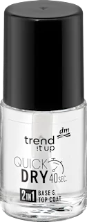 Bazni lak i nadlak Quick Dry, 10,5 ml