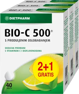 Bio-C 500, dodatak prehrani, 120 kom.