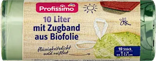 Biorazgradive vreće za smeće s vezicama – 10 l, 10 kom.