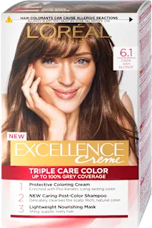 Boja za kosu - 6.1 Dark Ash Blonde, 1 kom.
