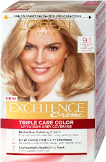 Boja za kosu - 9.1 Very Light Ash Blonde, 1 kom.