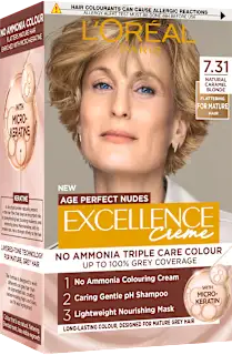 Boja za kosu Age Perfect Nudes – 7.31 Natural Caramel Blonde, 1 kom.