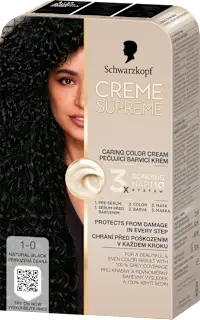 Boja za kosu Creme Supreme – 1-0 Natural Black, 1 kom.