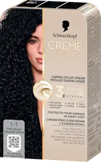 Boja za kosu Creme Supreme – 1-1 Cool Black, 1 kom.