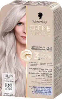 Boja za kosu Creme Supreme – 10-55 Cool Silverblond, 1 kom.