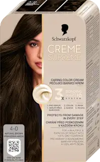 Boja za kosu Creme Supreme – 4-0 Saten Natural, 1 kom.