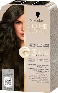 Boja za kosu Creme Supreme – 5-1 Cool Light Brown, 1 kom.