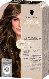 Boja za kosu Creme Supreme – 6-0 Natural Dark Blonde, 1 kom.