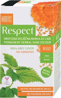 Boja za kosu – R02 crna, 1 kom.