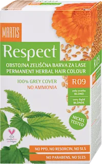 Boja za kosu – R09 vrlo svijetlo plava, 1 kom.