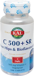 C 500 + SR Rose Hips & Bioflavonoids – dodatak prehrani, 100 kom.