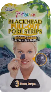 Charcoal flasteri za nos s ugljenom, 3 kom.