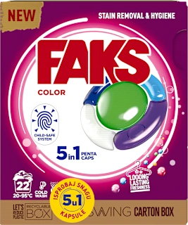 Color kapsule za pranje obojenog rublja, 22 kom.