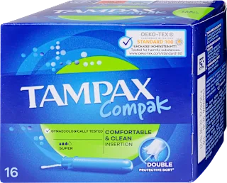 Compak tamponi – super, 16 kom.