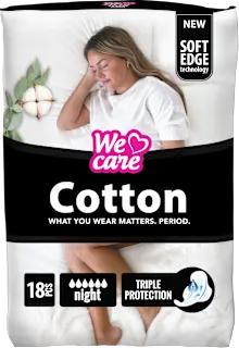 Cotton higijenski ulošci – Day and Night, 18 kom.