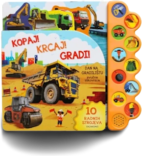 Dan na gradilištu zvučna slikovnica, 1 kom.