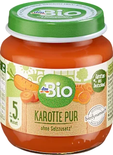Demeter povrtna kašica od mrkve, 5+ mj., 125 g