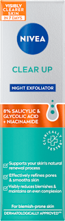 Derma Skin Clear noćni eksfolijant, 40 ml
