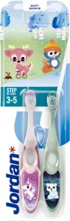 Dječja četkica za zube Step By Step, 3 – 5 god., više vrsta, 2 kom.
