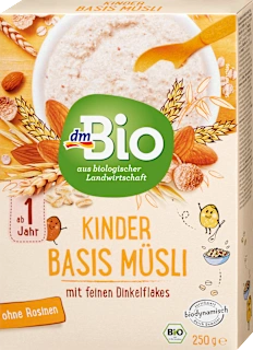 Dječji bazni müsli, 12+ mj., 250 g