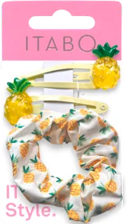 Dječji set ukrasa za kosu – ananas, 3 kom.