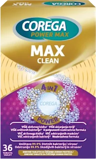 Dnevne tablete za čišćenje zubnih proteza Max Clean, 36 kom.