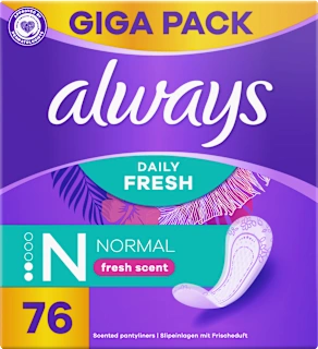 Dnevni ulošci Daily Fresh, normal, 76 kom.