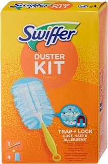 Duster komplet za brisanje prašine – 1 drška + 4 zamjenjive metlice, 1 kom.